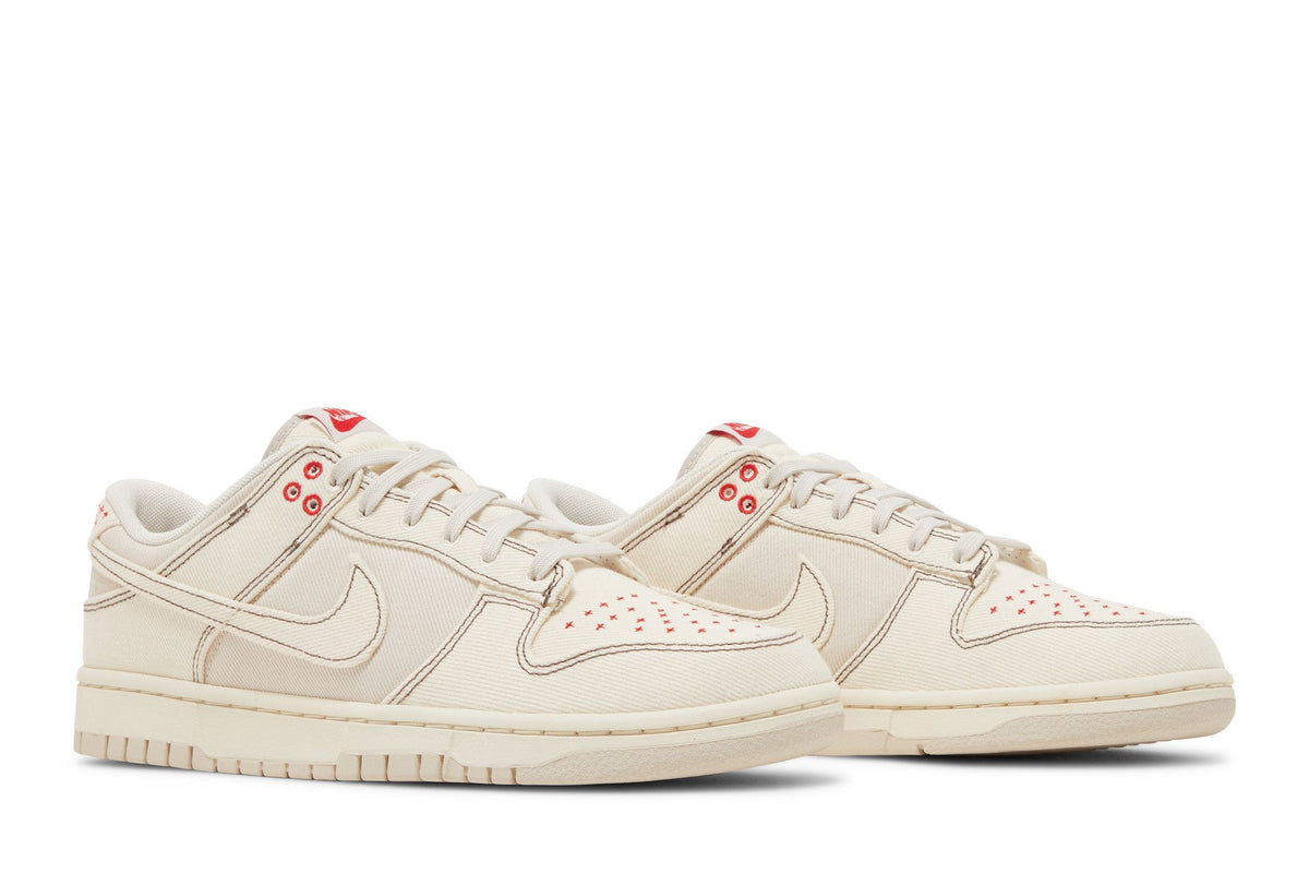 Nike Dunk Low Light Orewood Brown Sashiko sneaker afbeelding 8 - stylecode DV0834-100
