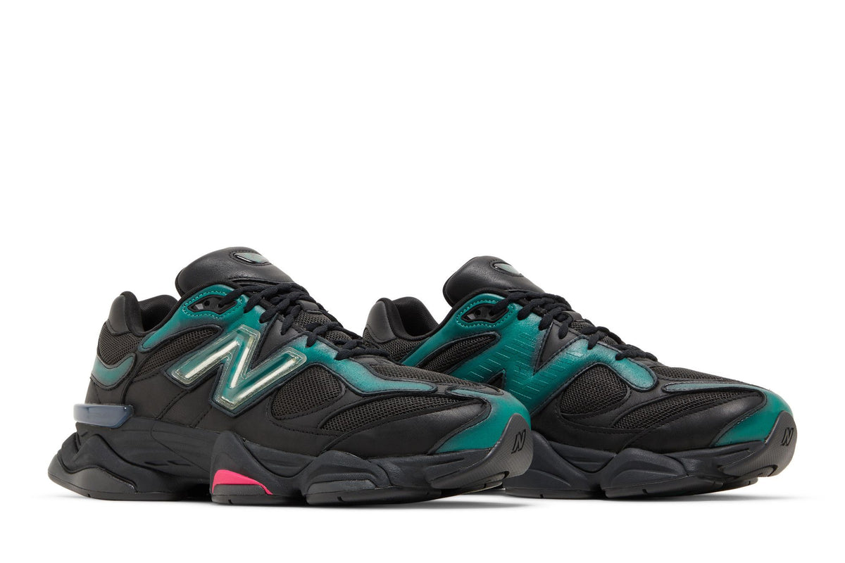 New Balance 9060 Mowalola Burglarwear Black Teal Pink sneaker afbeelding 8 - stylecode U9060ML