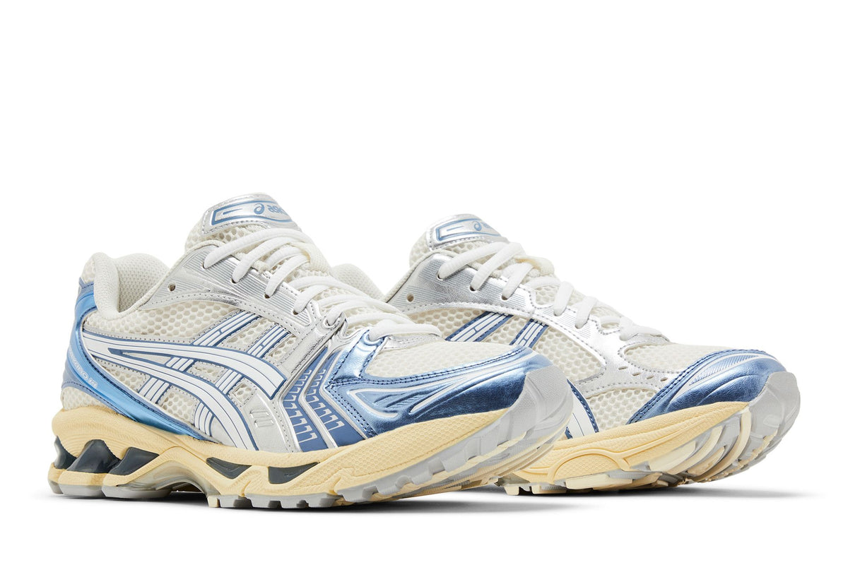 ASICS Gel-Kayano 14 Cream Metallic Blue sneaker afbeelding 8 - stylecode 1203A537-102