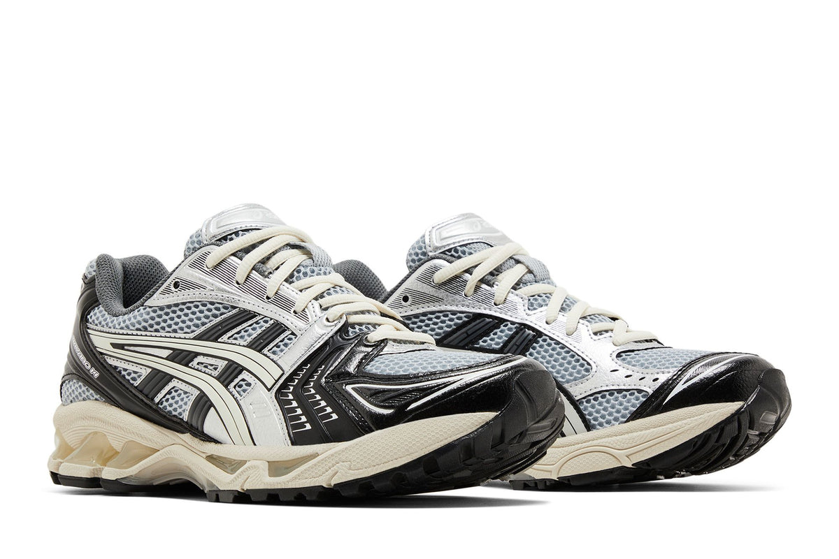 ASICS Gel-Kayano 14 Black Glacier Grey Silver sneaker afbeelding 8 - stylecode 1201A935-001