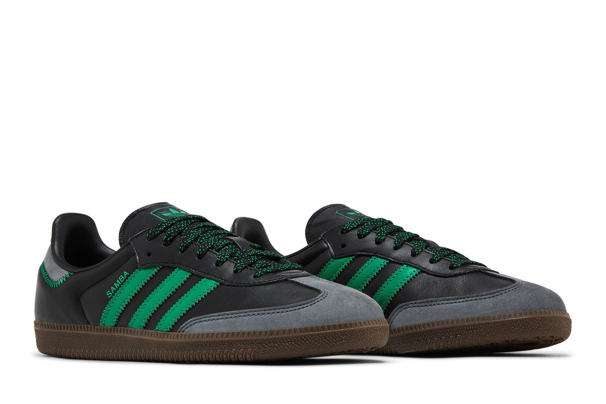 adidas Samba OG Black Green (Women's) sneaker afbeelding 8 - stylecode IE6520