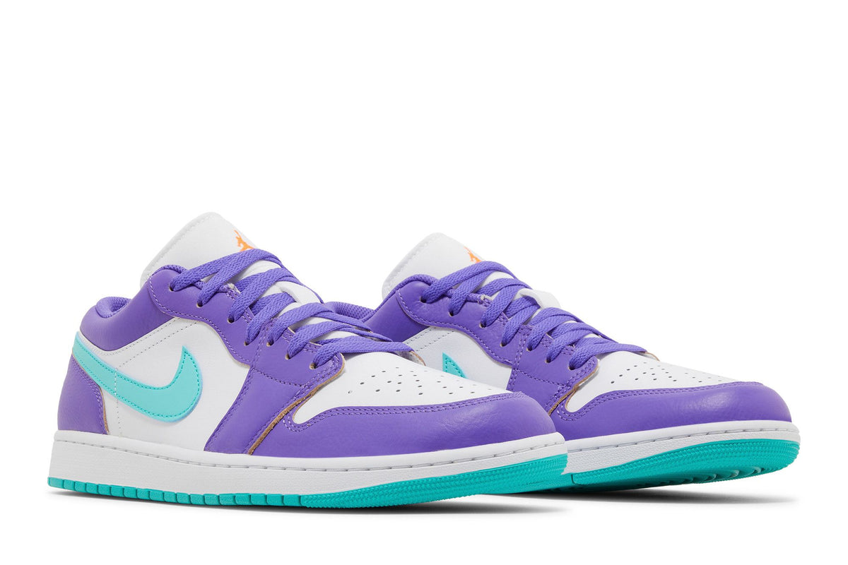 Jordan 1 Low SE Psychic Purple Hyper Jade sneaker afbeelding 8 - stylecode HJ9013-550