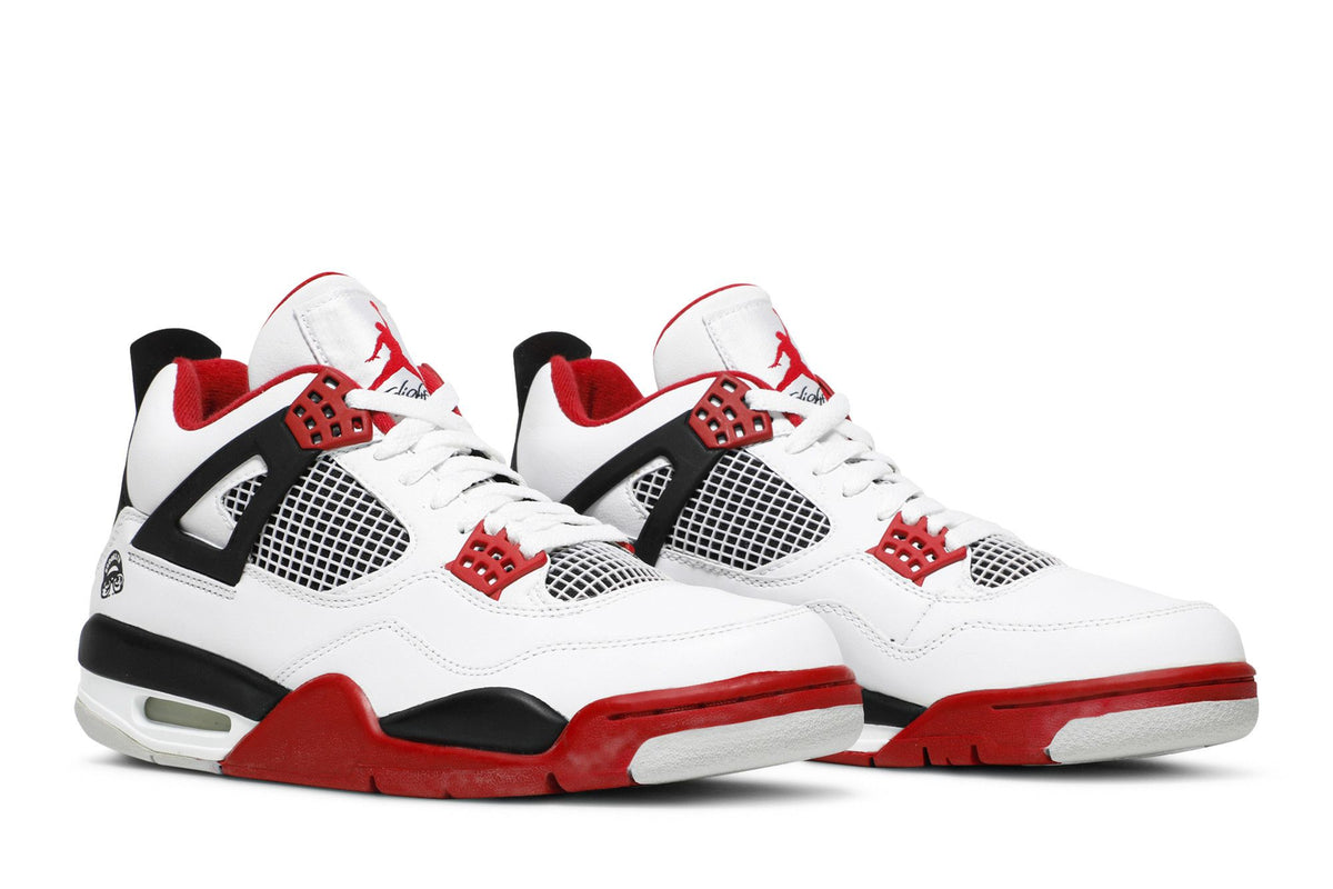 Jordan 4 Retro Fire Red Mars Blackmon sneaker afbeelding 8 - stylecode 308497-162