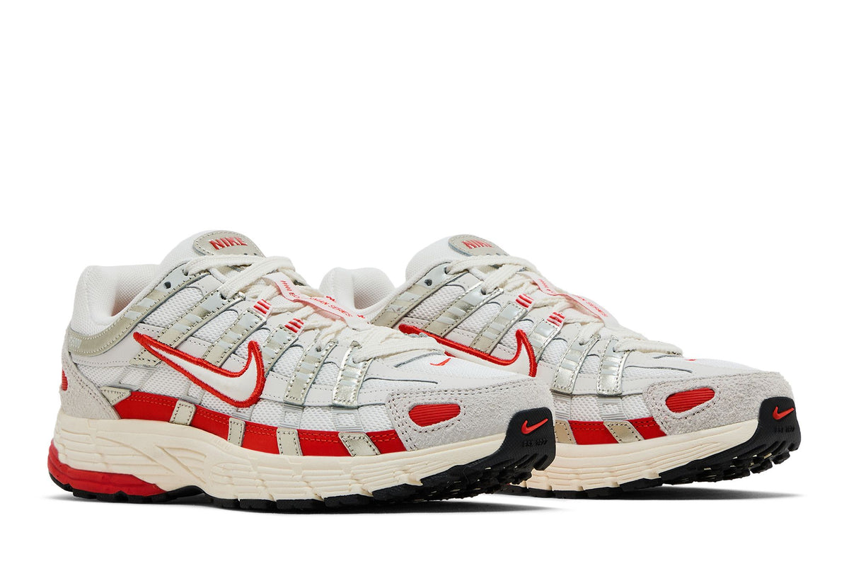 Nike P-6000 Sail Pale Ivory Light Bone Picante Red (Women's) sneaker afbeelding 8 - stylecode HV5230-133