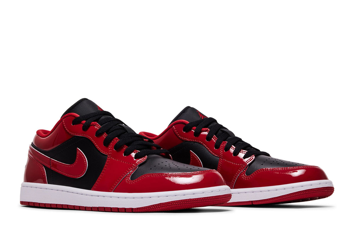 Jordan 1 Low SE Patent Varsity Red Black sneaker afbeelding 8 - stylecode HV4089-006