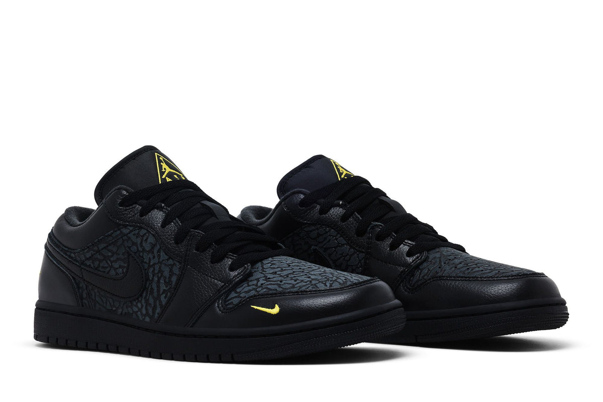 Jordan 1 Low Black Elephant Print sneaker afbeelding 8 - stylecode IM6568-010