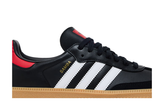adidas Samba OG Black White Red Gum sneaker afbeelding 2 - stylecode IH6869