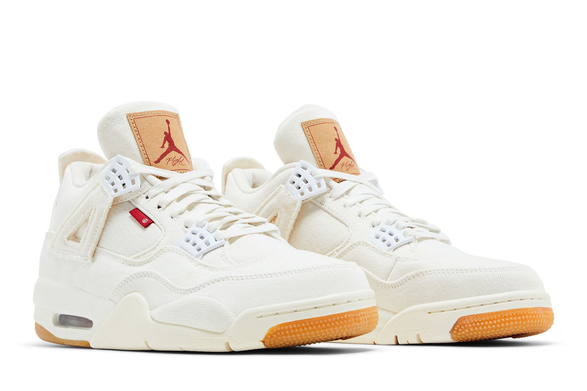 Jordan 4 Retro Levi's White (Levi's Tag) sneaker afbeelding 8 - stylecode AO2571-100