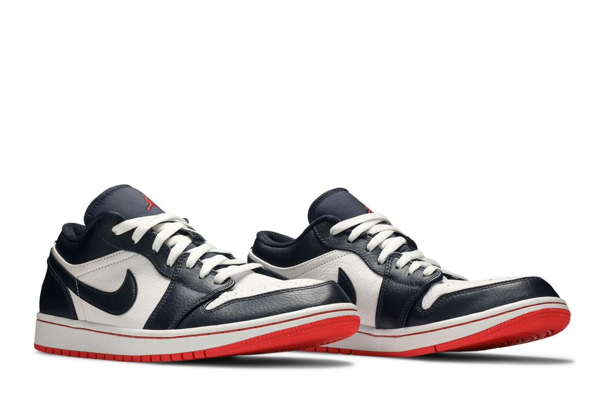Jordan 1 Low Obsidian Ember Glow sneaker afbeelding 8 - stylecode 553558-481