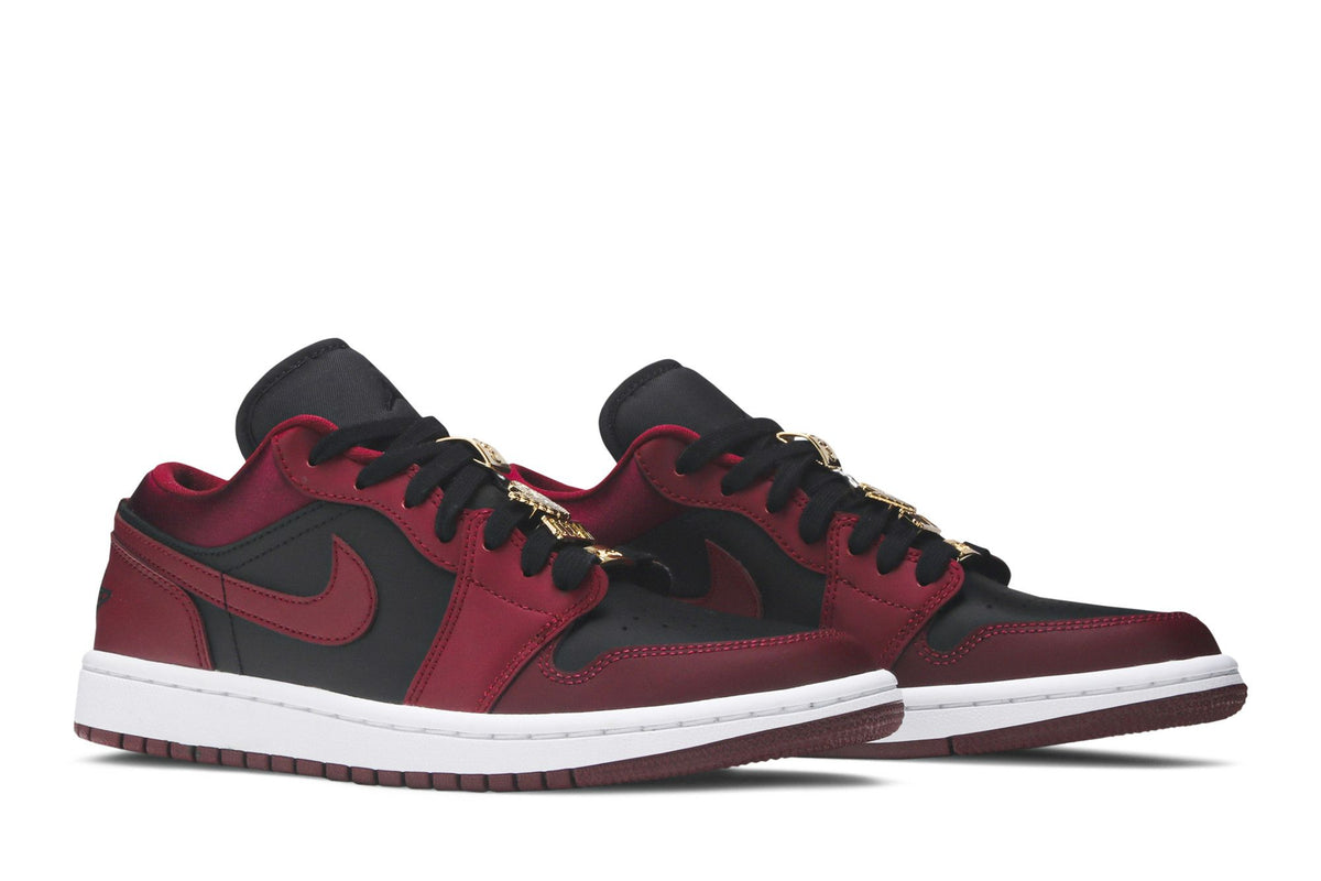 Jordan 1 Low Dark Beetroot Black (Women's) sneaker afbeelding 8 - stylecode DB6491-600