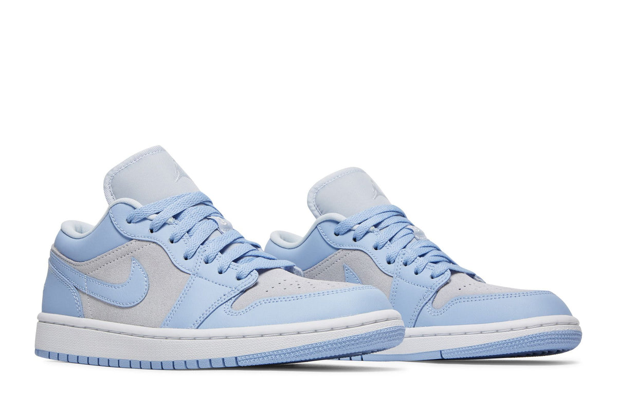 Jordan 1 Low Football Grey Aluminum (Women's) sneaker afbeelding 8 - stylecode DC0774-050