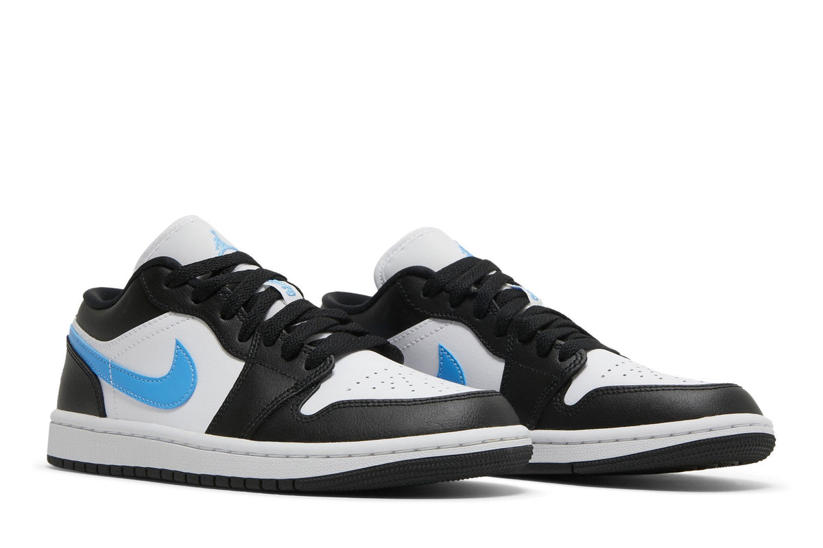 Jordan 1 Low Black University Blue White (Women's) sneaker afbeelding 8 - stylecode DC0774-041