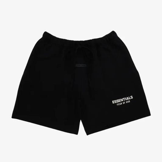 Fear of God Essentials Classic Sweatshort Jet Black (SS25) - HYP3