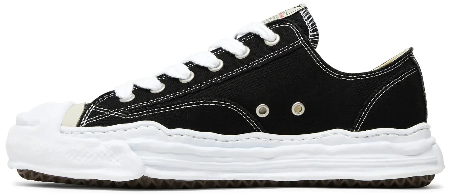 Maison Mihara Yasuhiro Hank OG Sole Canvas Low Black - HYP3