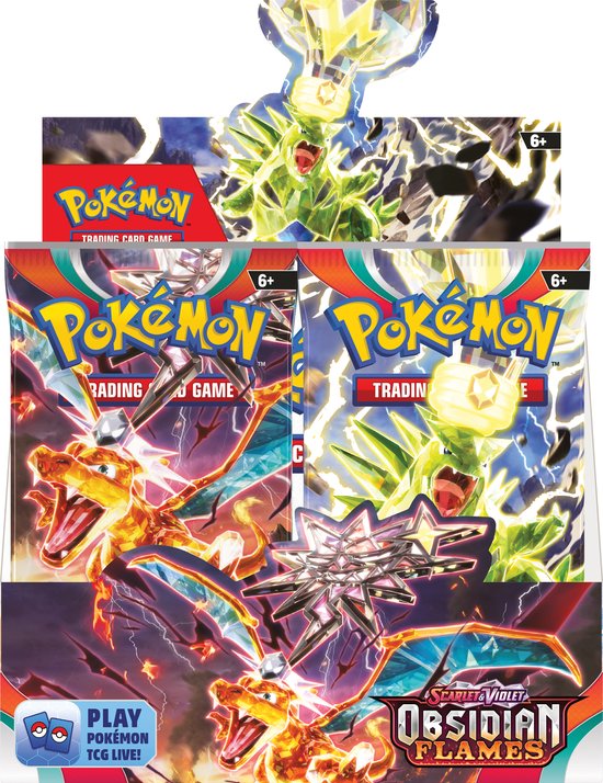 Pokémon Scarlet & Violet Obsidian Flames Booster Display - 36 Booster Packs