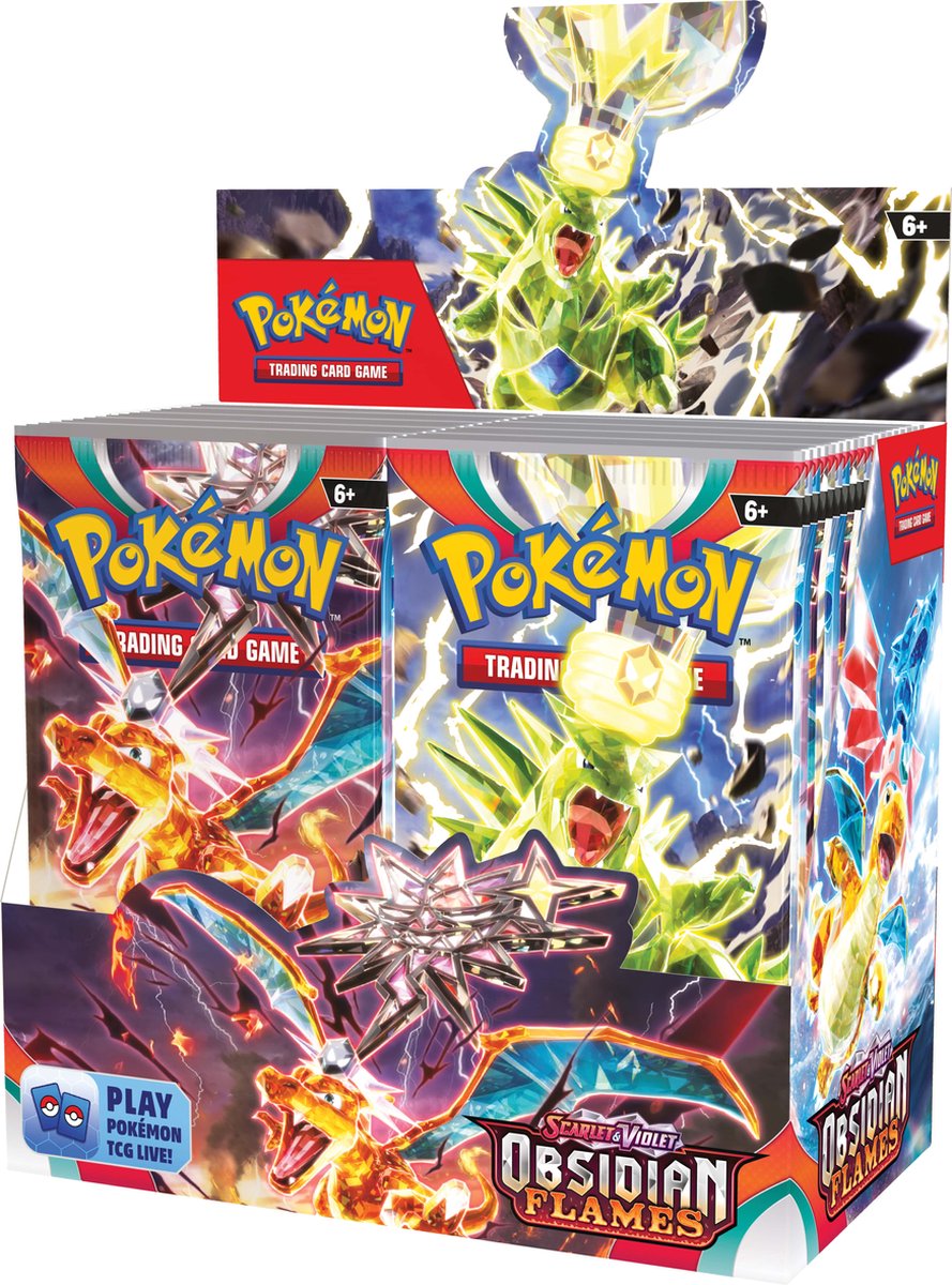 Pokémon Scarlet & Violet Obsidian Flames Booster Display - 36 Booster Packs
