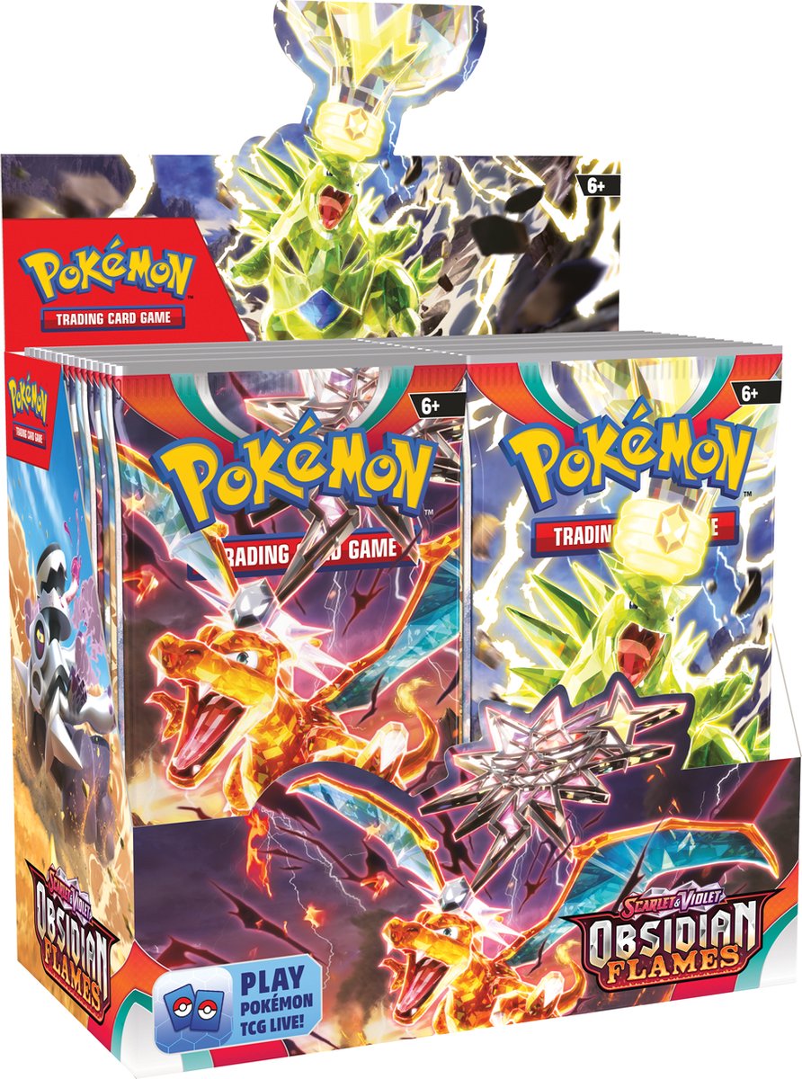 Pokémon Scarlet & Violet Obsidian Flames Booster Display - 36 Booster Packs