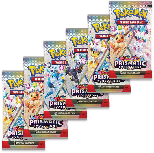 Pokémon Scarlet & Violet Prismatic Evolutions Booster bundel (6 booster packs) - HYP3