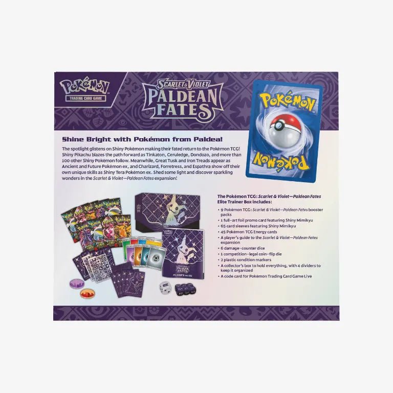 Pokémon TCG Scarlet & Violet Paldean Fates Elite Trainer box - HYP3