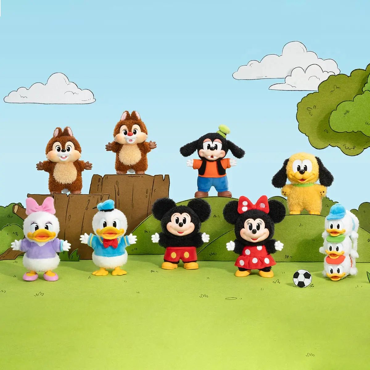 Pop Mart Disney - Mickey Family Together Series Plush Keychain Sealed Case - HYP3