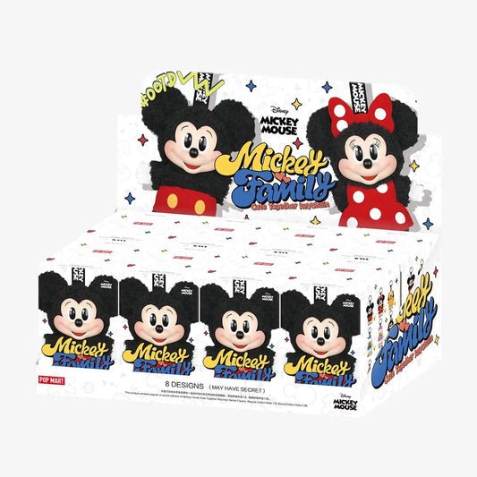 Pop Mart Disney - Mickey Family Together Series Plush Keychain Sealed Case - HYP3