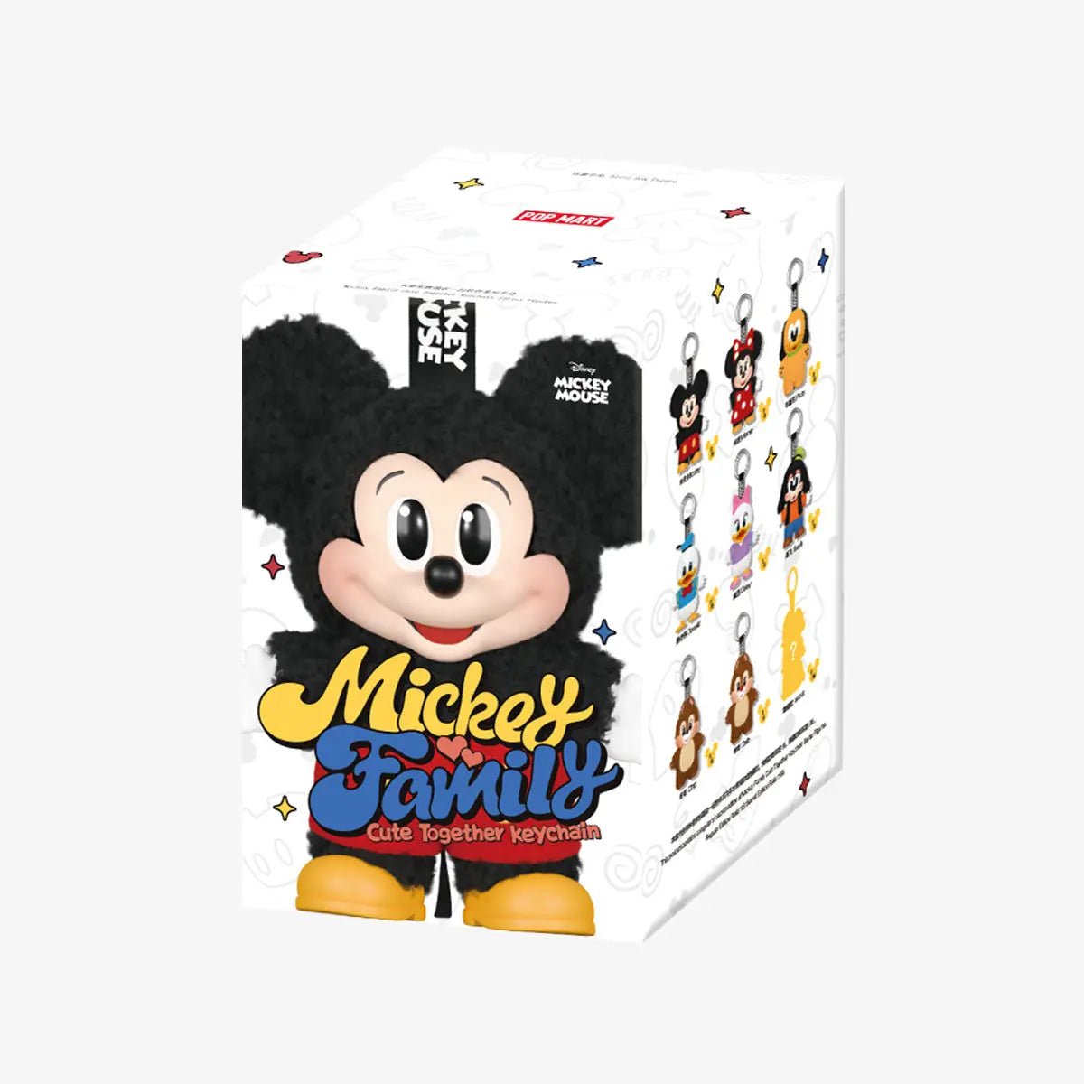 Pop Mart Disney - Mickey Family Together Series Plush Keychain Sealed Case - HYP3