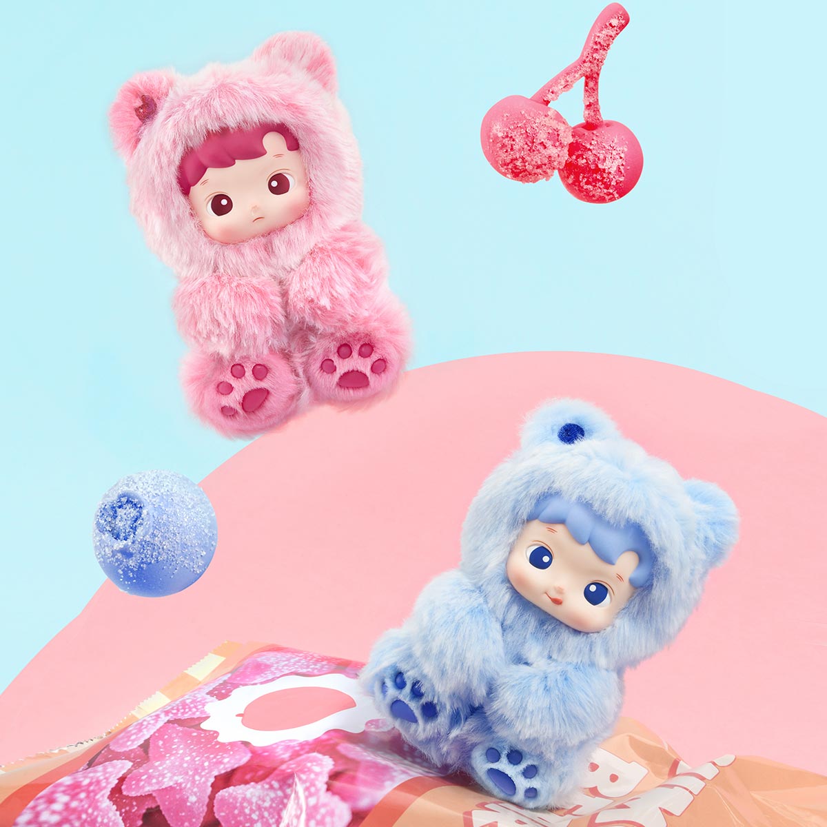 Pop Mart HACIPUPU - Gummy Bear Series Vinyl Plush Pendant Blind Box - HYP3