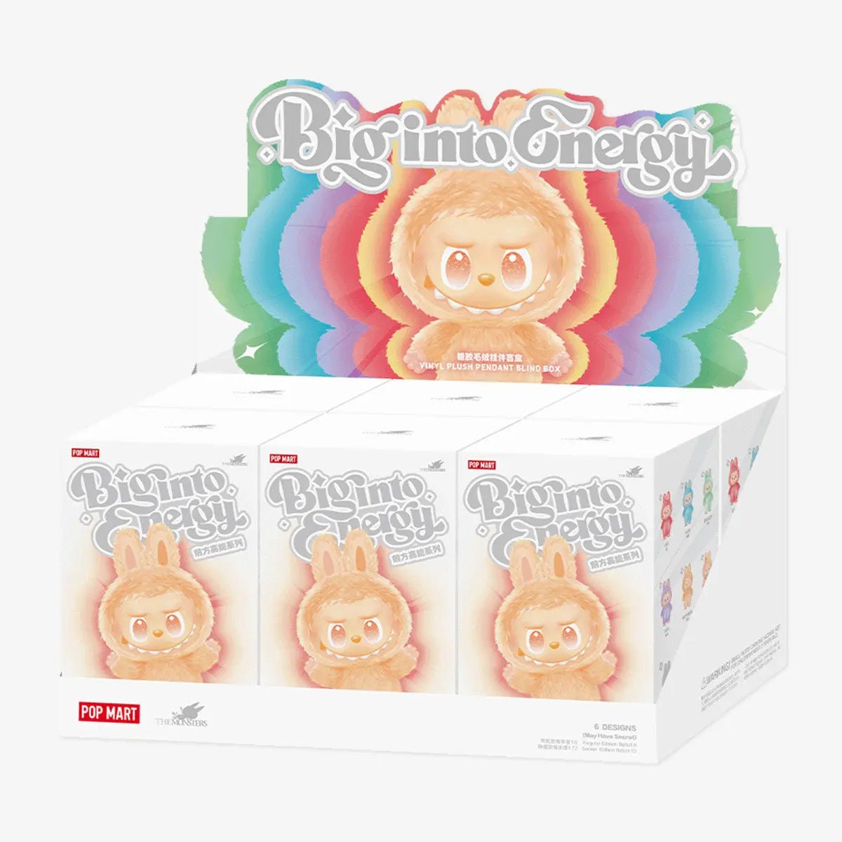 Pop Mart Labubu The Monsters – Big Into Energy Series - Vinyl Plush Pendant Blind Box - HYP3