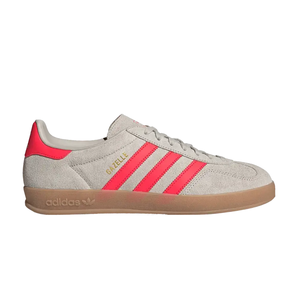 adidas Gazelle Indoor Beige Lucid Red sneaker 1 - stylecode JR3840