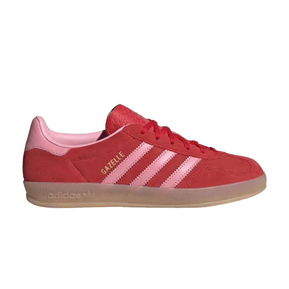 adidas Gazelle Indoor Better Scarlet Light Pink (Women's) sneaker 1 - stylecode IH6797