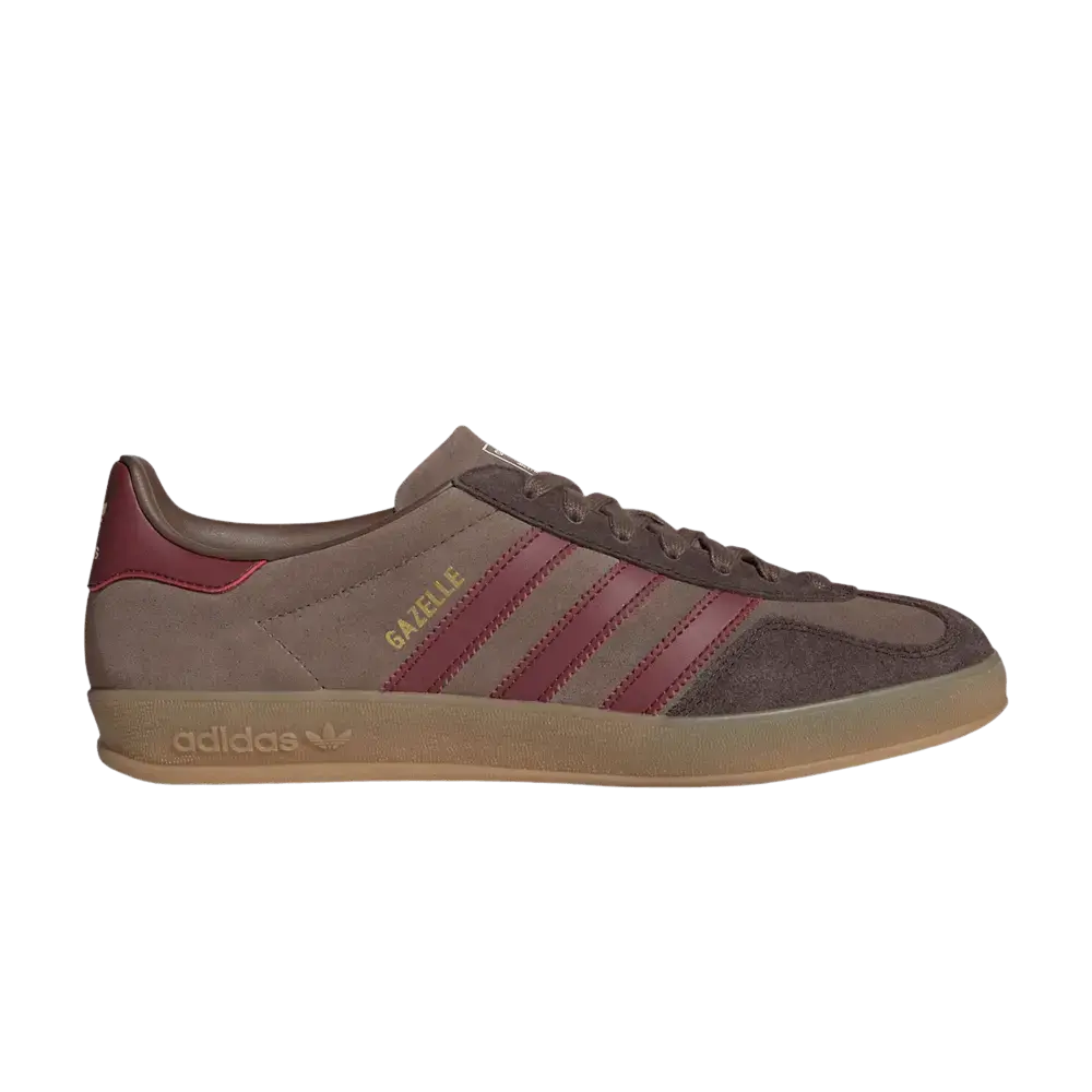 adidas Gazelle Indoor Earth Strata Shadow Red sneaker 1 - stylecode JQ8398