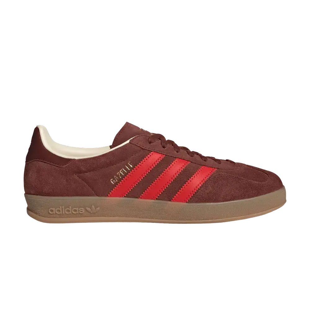 adidas Gazelle Indoor Fox Brown Red sneaker 1 - stylecode IH9661