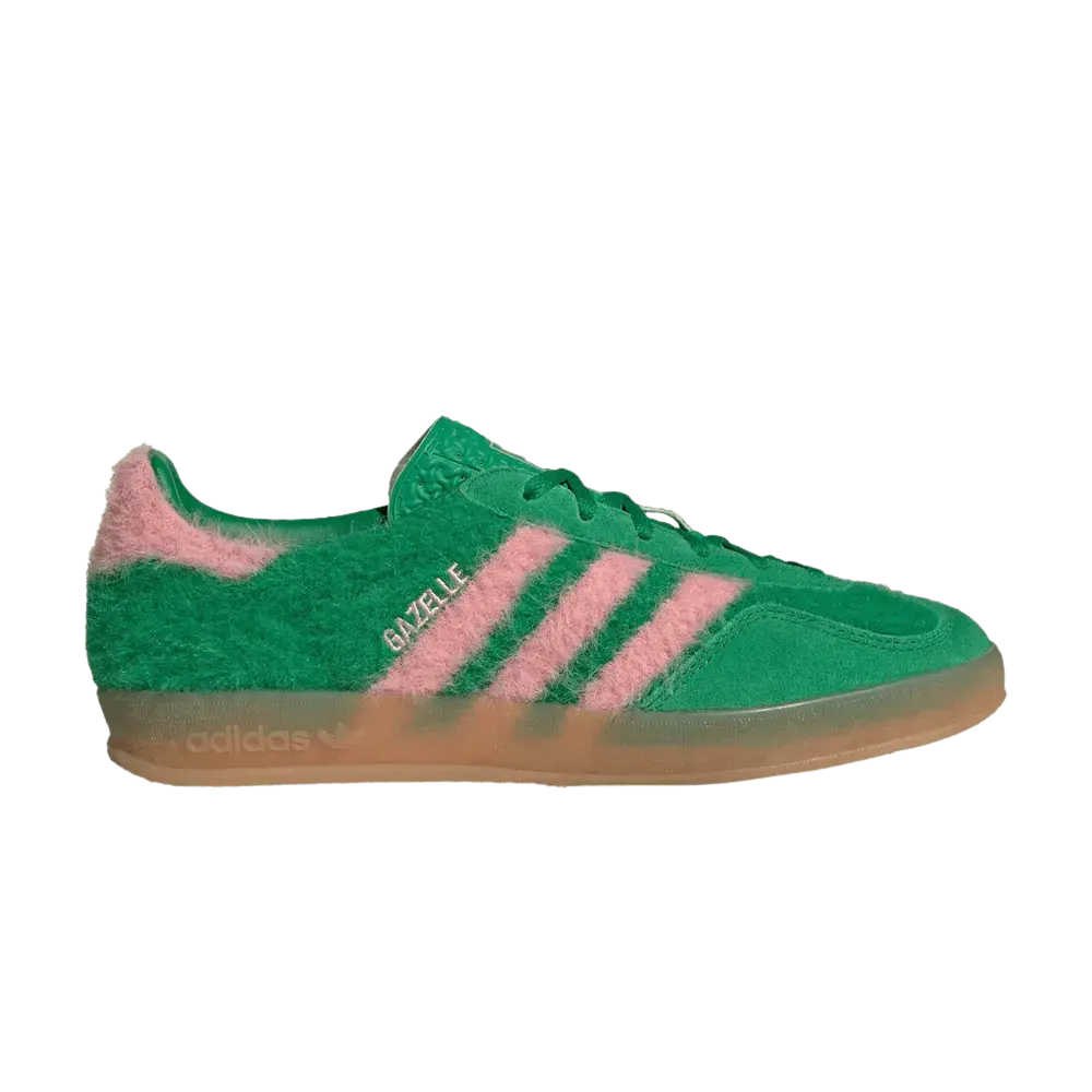 adidas Gazelle Indoor Green Glow Pink (Women's) sneaker 1 - stylecode JP8342