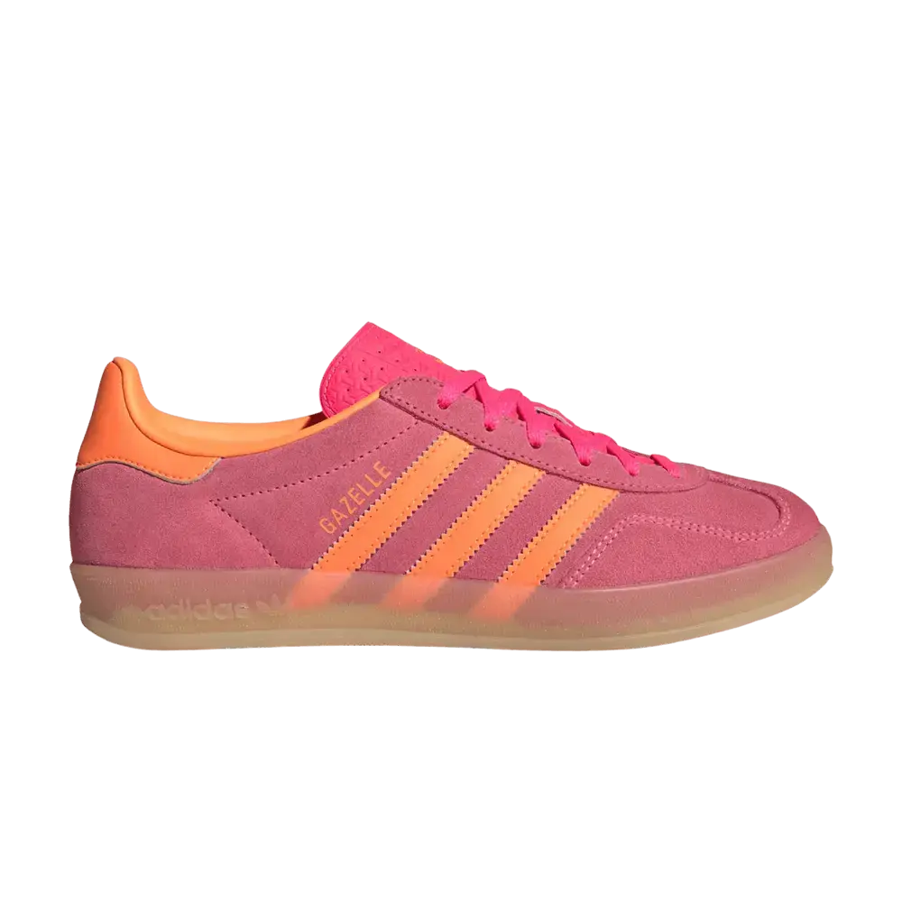 adidas Gazelle Indoor Lucid Pink Lucid Orange (Women's) sneaker 1 - stylecode IH9218