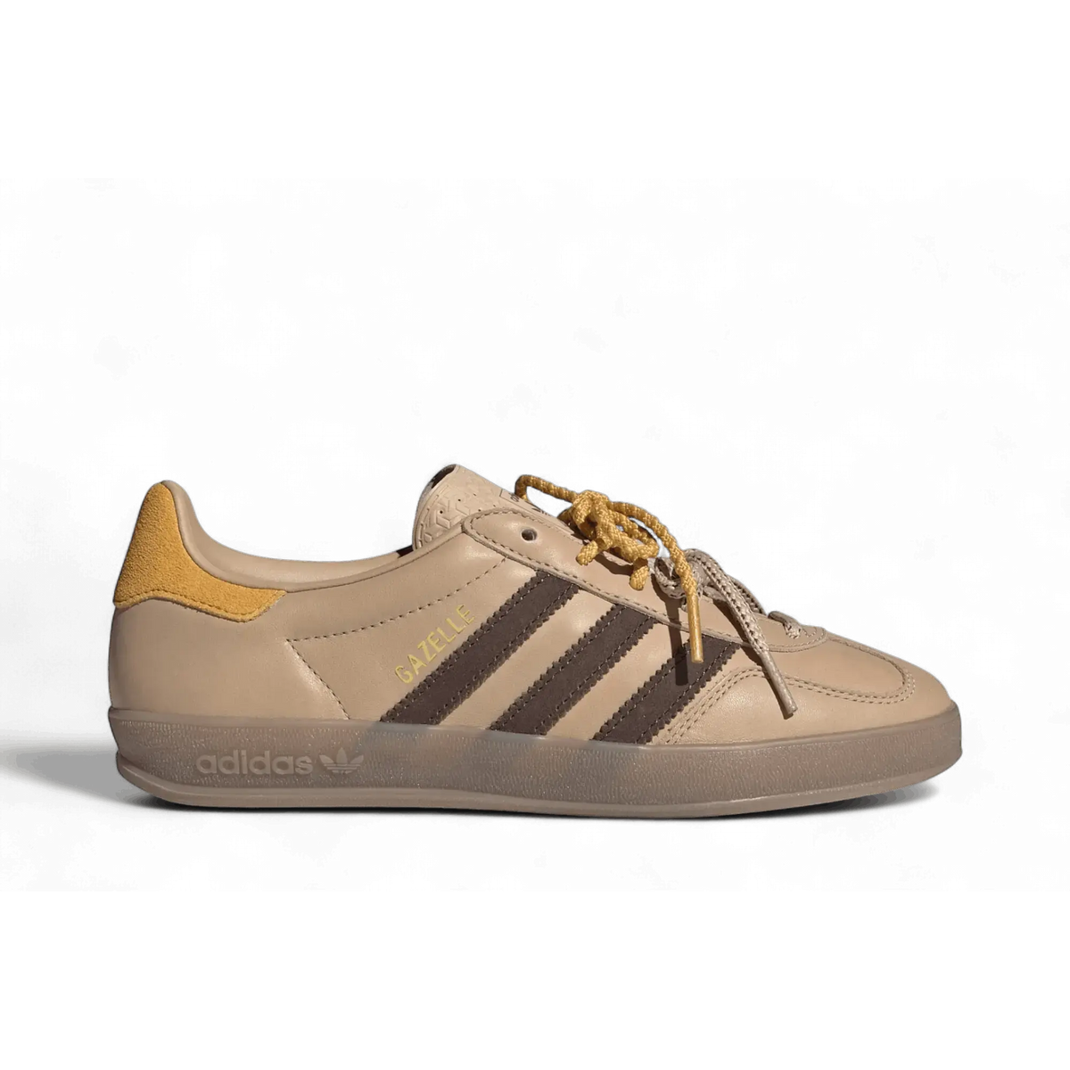 adidas Gazelle Indoor Magic Beige Brown Preloved Yellow (Women's) sneaker 1 - stylecode KI7190