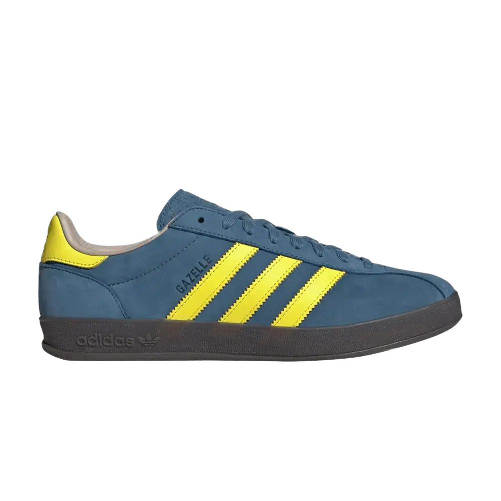 adidas Gazelle Indoor Pro Shocking Yellow Charcoal sneaker 1 - stylecode JR8838