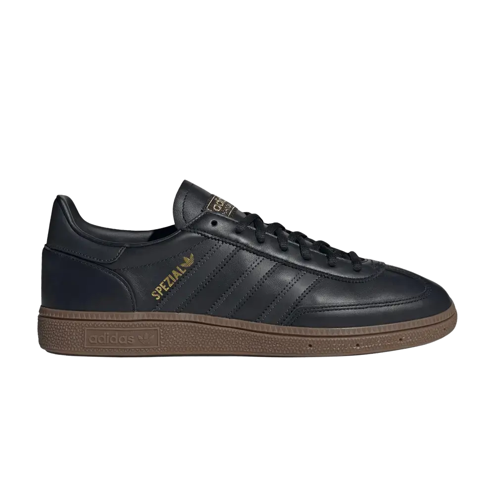 adidas Handball Spezial Core Black Carbon Gold Metallic sneaker 1 - stylecode JS3868