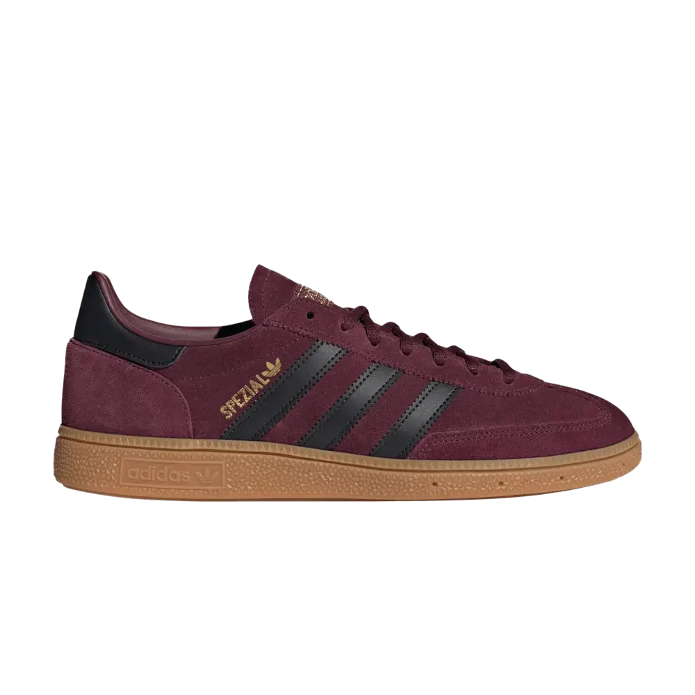 adidas Handball Spezial Maroon Black sneaker 1 - stylecode JR3848