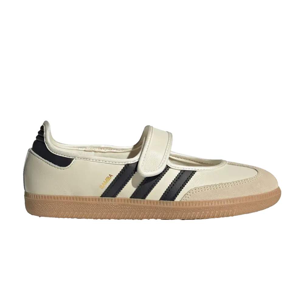adidas Samba Jane Cream Black Gum (Women's) sneaker 1 - stylecode JR7338