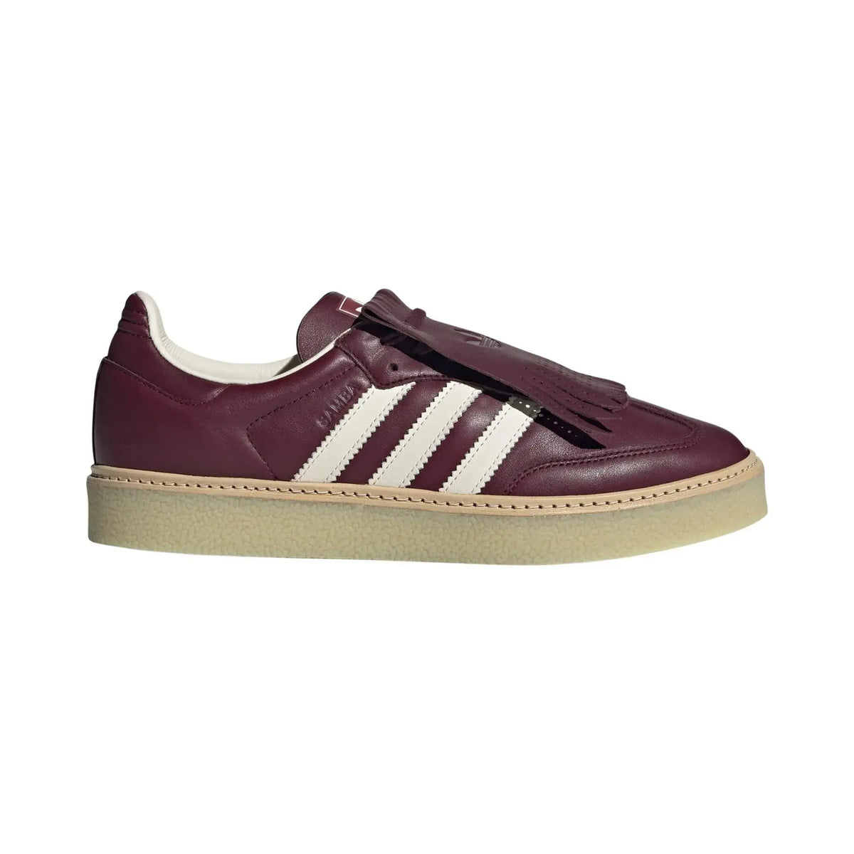 adidas Samba Lux Maroon Off White sneaker 1 - stylecode JR0903