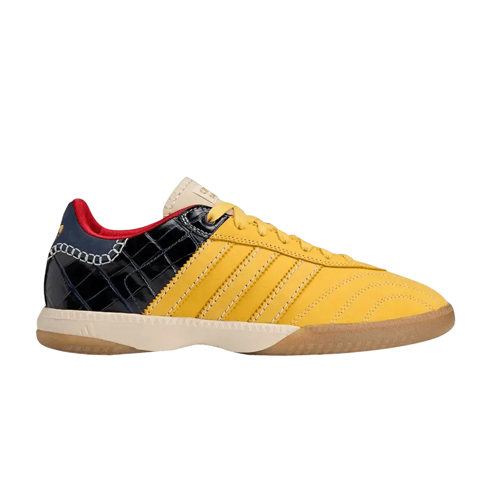 adidas Samba Millennium Wales Bonner Fade Gold Navy Croc sneaker 1 - stylecode IH8407