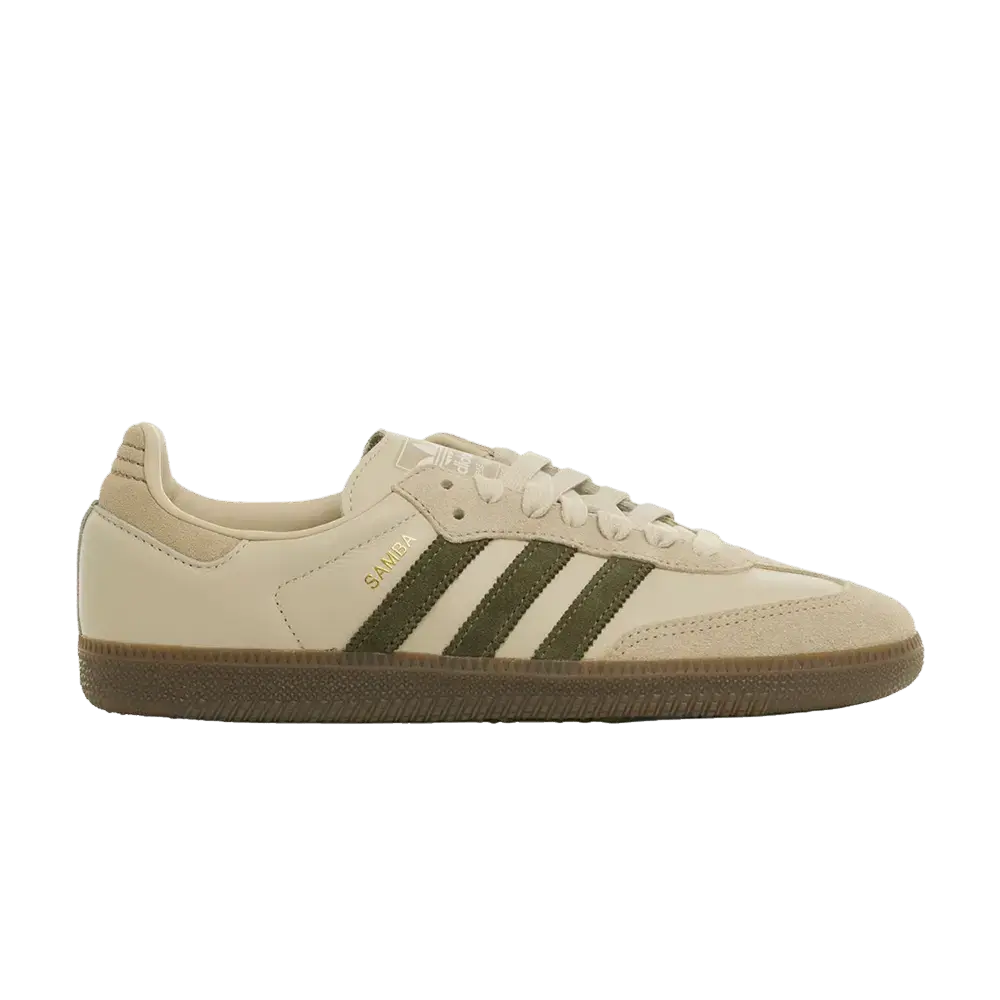 adidas Samba OG Aluminum Dark Khaki sneaker 1 - stylecode JR0893