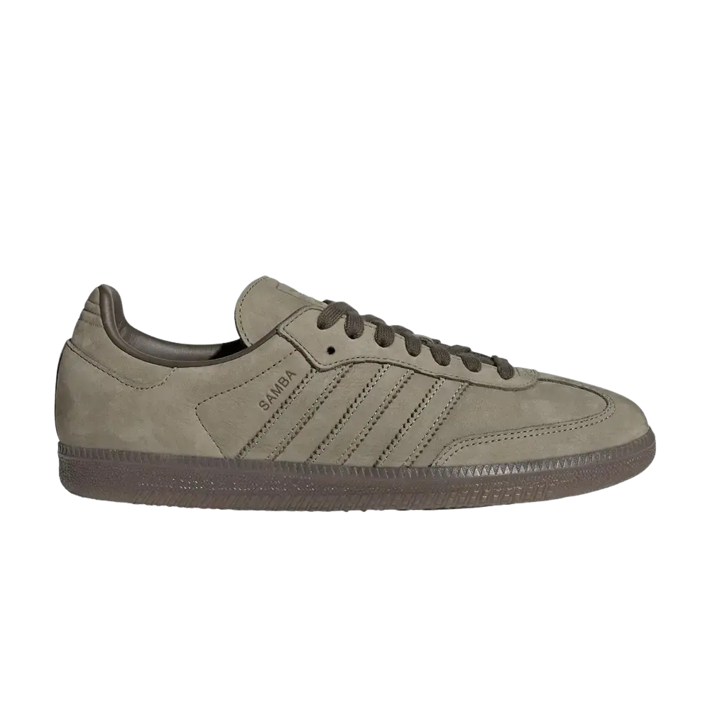 adidas Samba OG Clay Shadow Olive sneaker 1 - stylecode IH4389