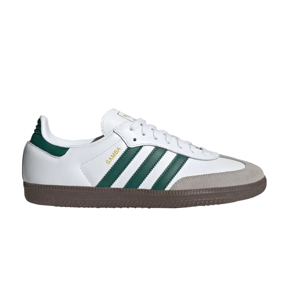 adidas Samba OG Cloud White Collegiate Green sneaker 1 - stylecode JH8797