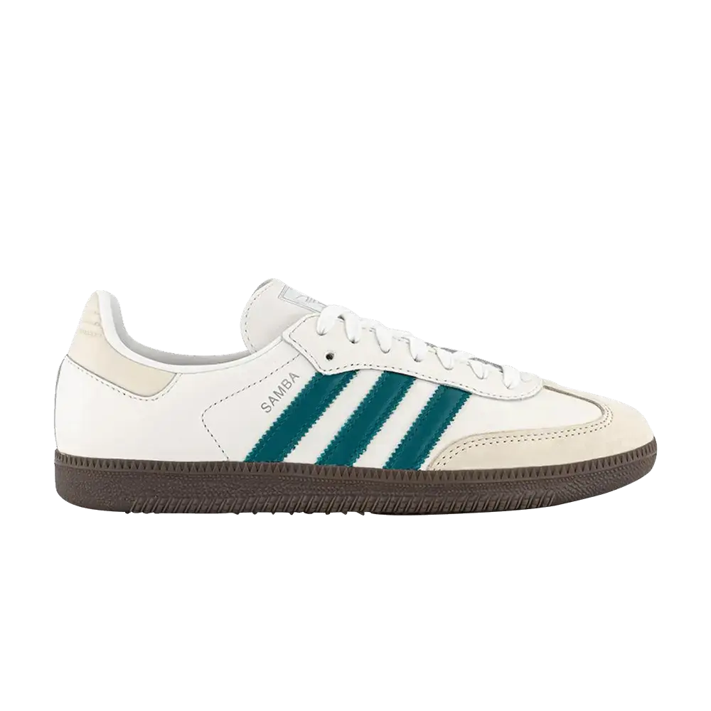 adidas Samba OG Cloud White Legacy Teal (Women's) sneaker 1 - stylecode IG1963