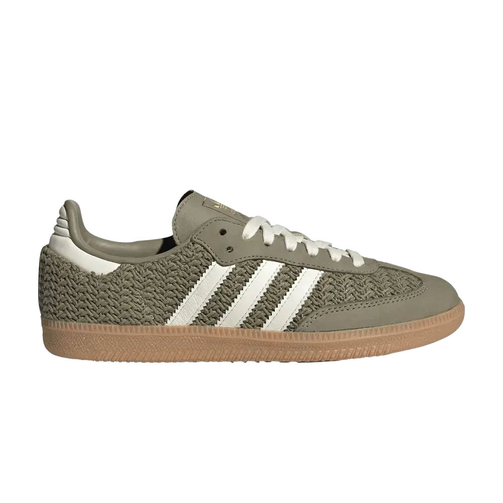 adidas Samba OG Crochet Pack Orbit Green (Women's) sneaker 1 - stylecode JR9447