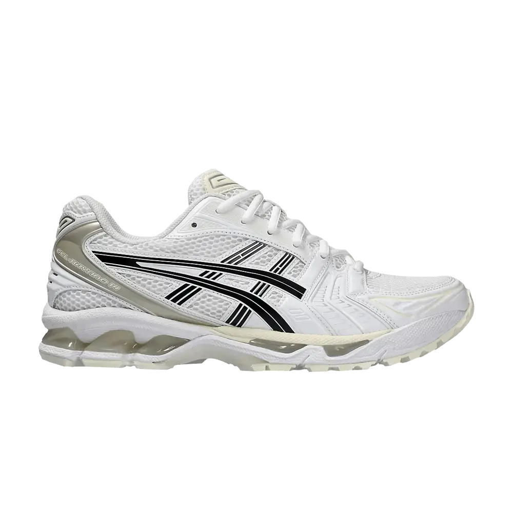ASICS Gel-Kayano 14 Aritzia White Black sneaker 1 - stylecode 1203A328-101