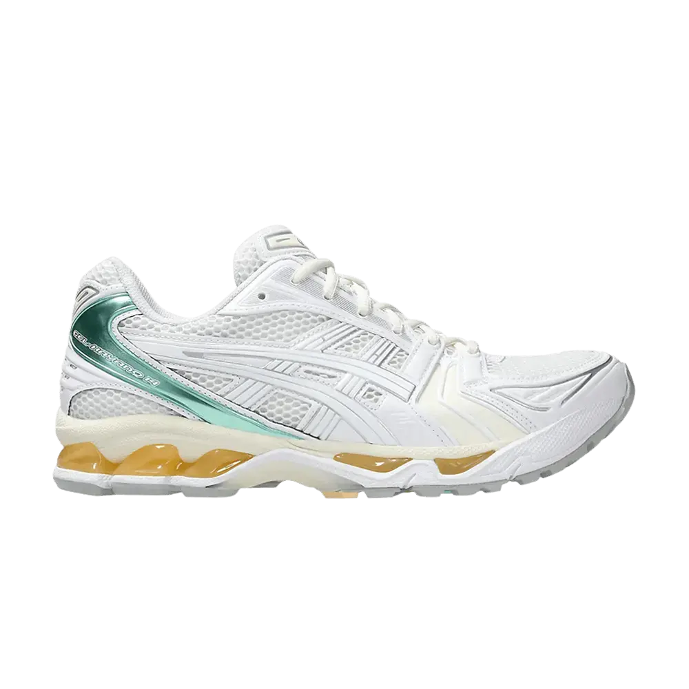 ASICS Gel-Kayano 14 White Mint Gold sneaker 1 - stylecode 1203A537-107