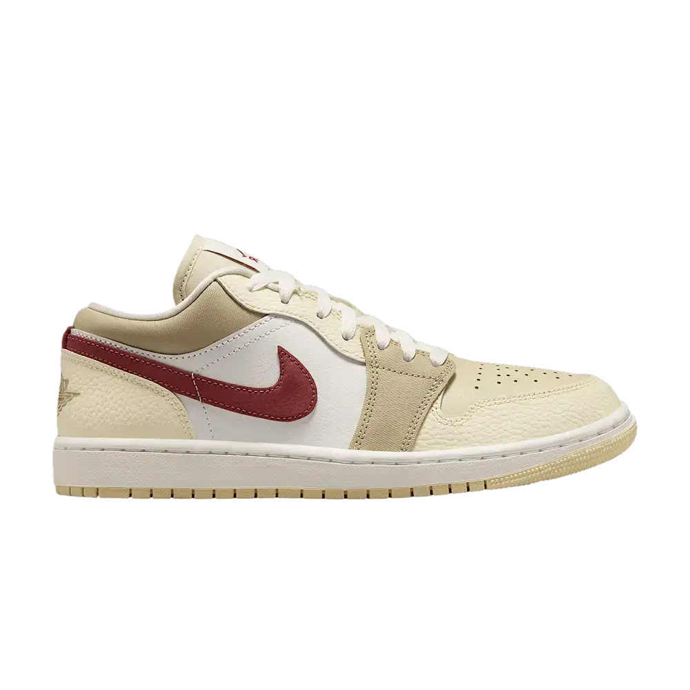 Jordan 1 Low SE Desert Khaki Red Sepia (Women's) sneaker 1 - stylecode HV6530-100