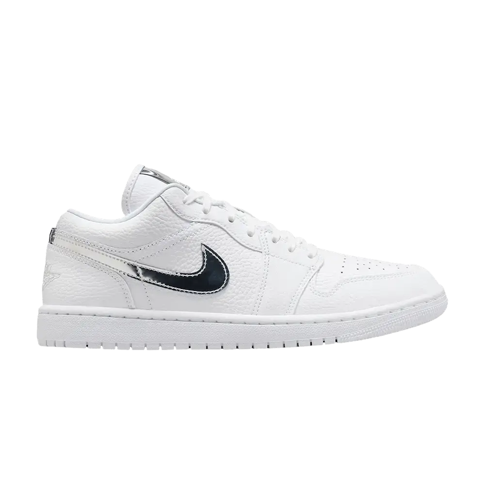 Jordan 1 Low SE White Metallic Silver (Women's) sneaker 1 - stylecode IQ9381-100